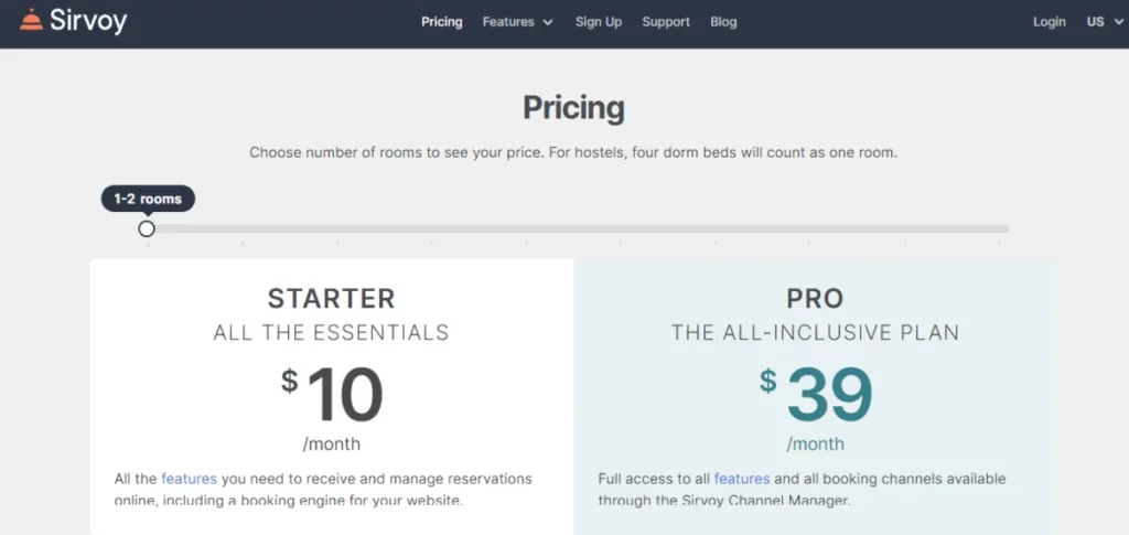 sirvoy-pricing