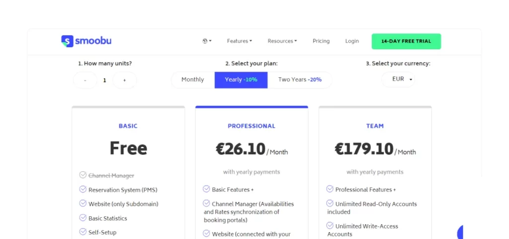 smoobu-pricing-page